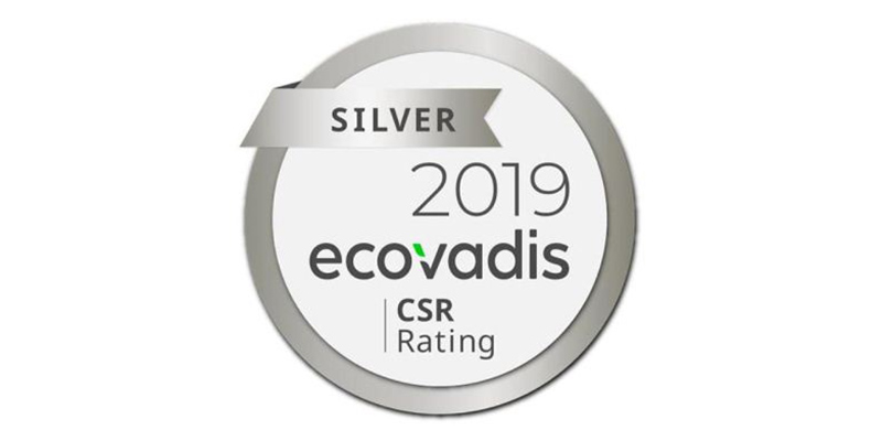 UNITEAM HAS BEEN AWARDED THE ECOVADIS “SILVER” RATING FOR CORPORATE SOCIAL RESPONSIBILITY